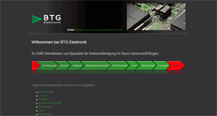 Desktop Screenshot of btg-elektronik.de