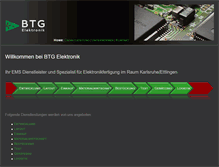 Tablet Screenshot of btg-elektronik.de